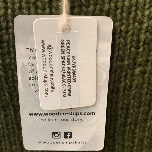 Wooden Ships Peace Sign Sweater 
